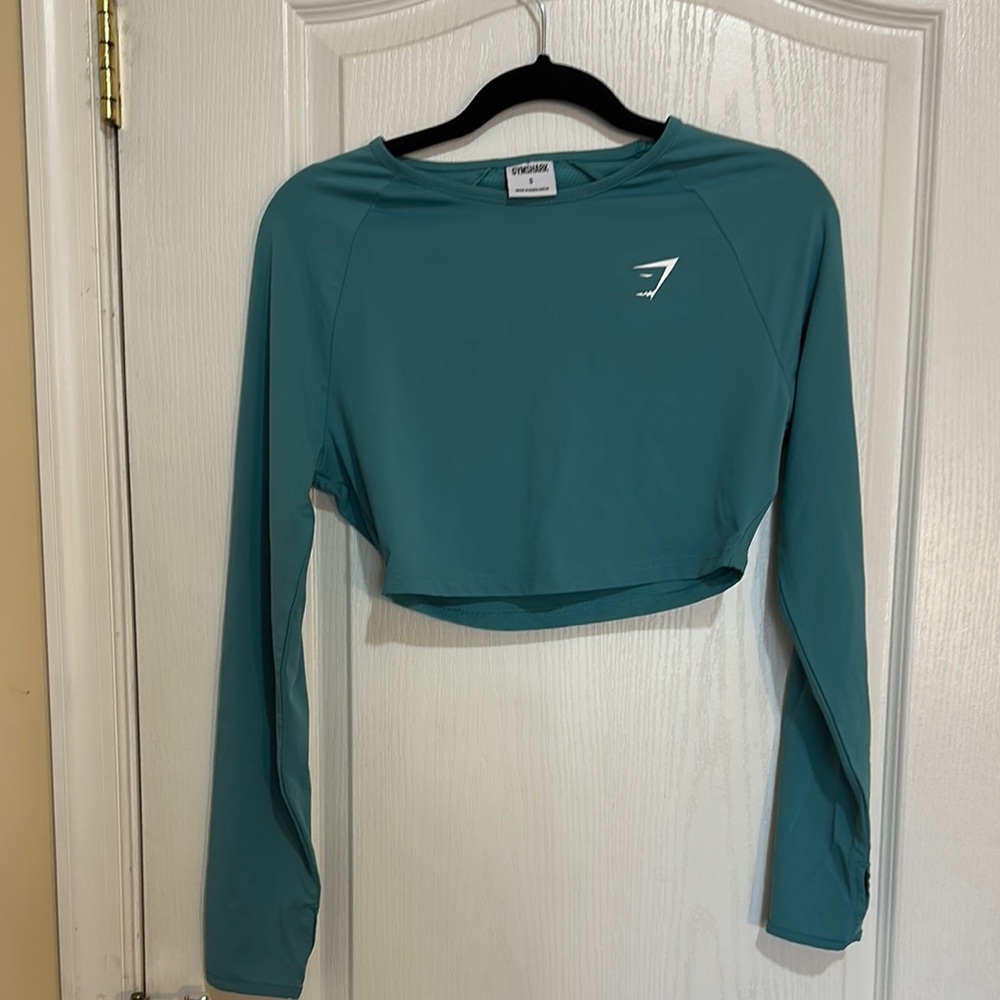Gymshark Teal Long Sleeve Women's Top